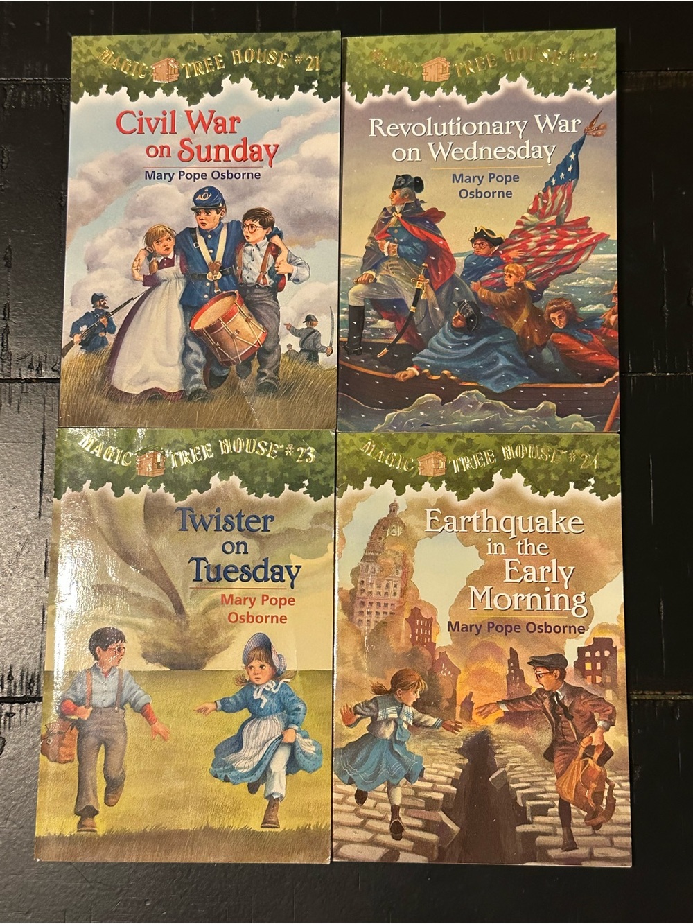 BUNDLE & SAVE! Magic Tree House Paperbacks 4-Book Lot (Books 21-24)